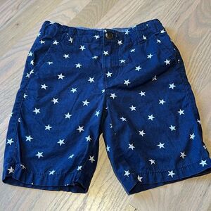 Gymboree Cotton Navy Blue Star Print Shorts Size 6